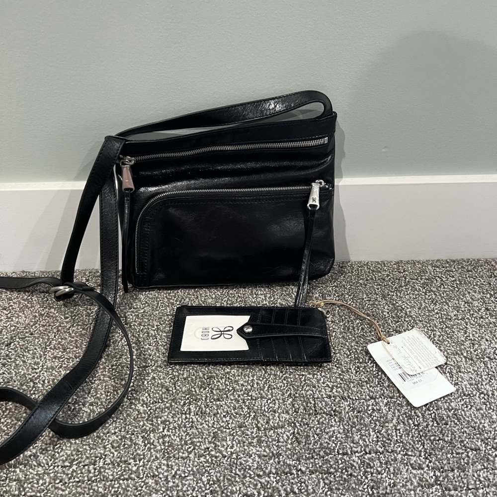 Hobo crossbody and matching wallet/card holder